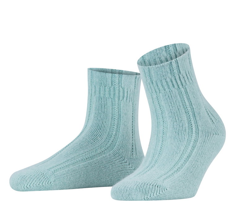 Falke Wohlfühlsocke Bedsock (Angoramischung) türkis Damen - 1 Paar