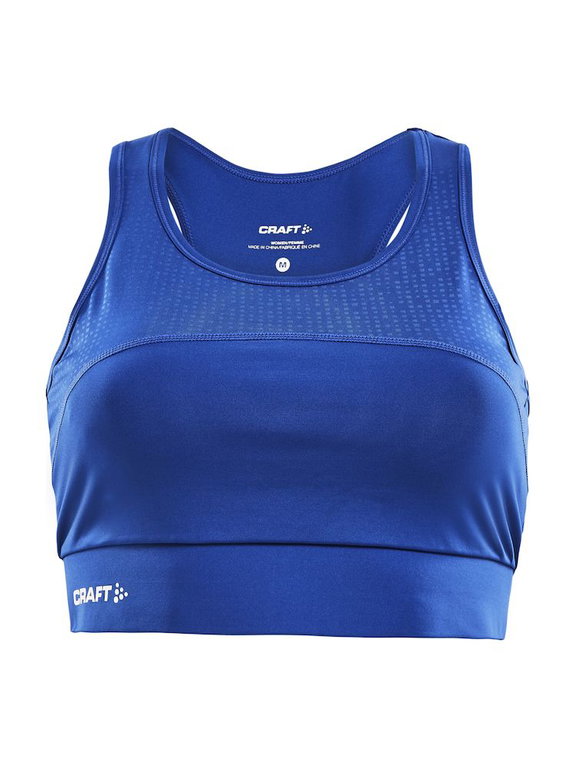 Craft Sport-BH Top Rush (Jersey-Innenfutter) coboltblau Damen