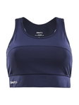 Craft Sport-BH Top Rush (Jersey-Innenfutter) navyblau Damen