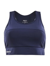 Craft Sports Bra Top Rush (Jersey Lining) Navy Blue Women