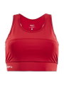 Craft Sport-BH Top Rush (Jersey-Innenfutter) rot Damen