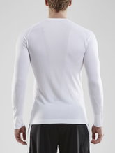 Craft Long Sleeve Pro Control Seamless (seamless) Underwear white Men