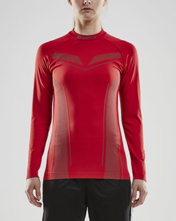 Craft Long Sleeve Pro Control Seamless (seamless) Underwear red Women