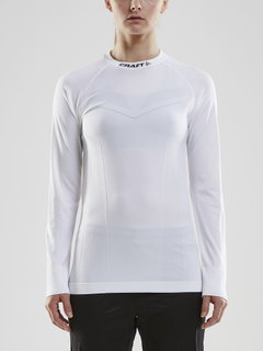 Craft Langarmshirt Pro Control Seamless (nahtlos) Unterwäsche weiss Damen