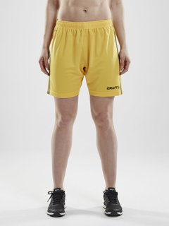 Craft Sporthose Short Pro Control kurz gelb/blau Damen
