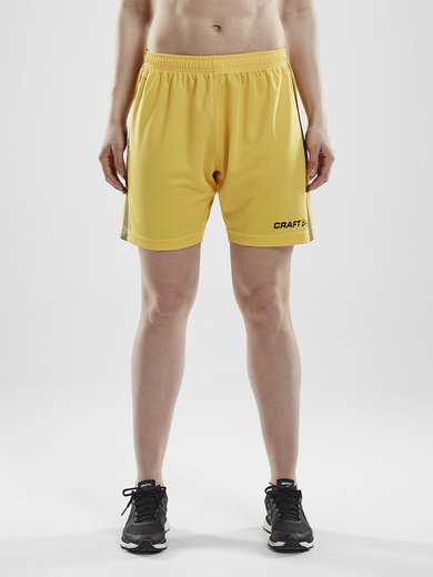 Craft Sporthose Short Pro Control kurz gelb/blau Damen