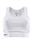 Craft Sports Bra Top Rush (Jersey Lining) White Women