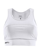 Craft Sports Bra Top Rush (Jersey Lining) White Women