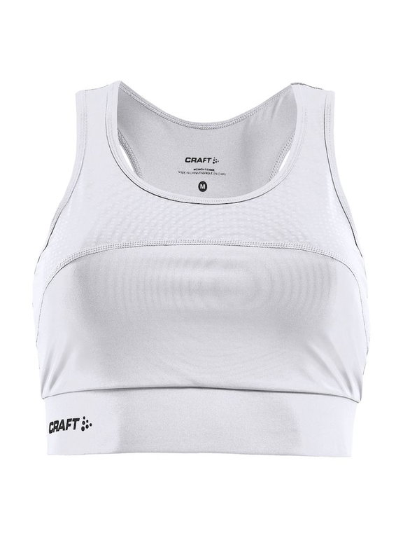 Craft Sport-BH Top Rush (Jersey-Innenfutter) weiss Damen