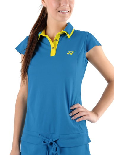 Yonex Tennis-Polo New York blaugrün Damen