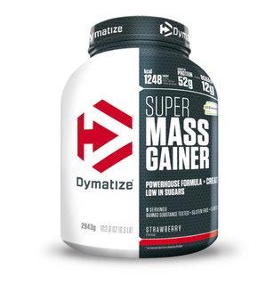 Dymatize Super Mass Gainer Strawberry 2943g Can