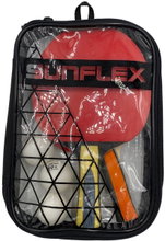 Sunflex Table Tennis Cover Double (Storage for 2 Rackets and Balls)