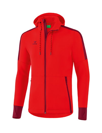 Erima Softshelljacke (sehr weiches und elastisches Funktionsmaterial) rot/bordeaux Herren