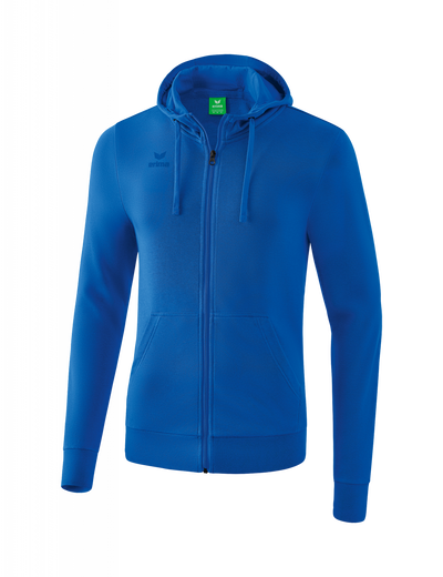Erima Kapuzensweatjacke Basic blau Jungen
