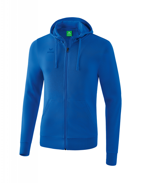 Erima Kapuzensweatjacke Basic blau Jungen