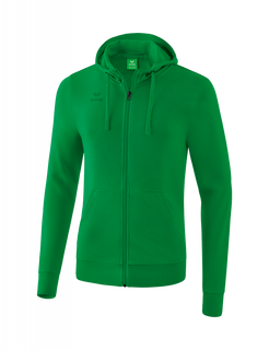 Erima Hooded Sweat Jacket Basic Green Boys
