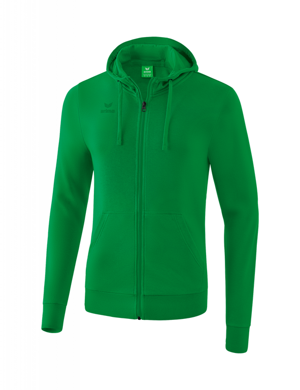 Erima Hooded Sweat Jacket Basic Green Boys