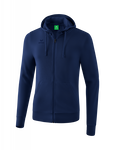 Erima Kapuzensweatjacke Basic navyblau Jungen