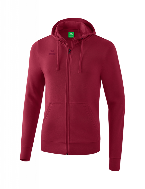Erima Kapuzensweatjacke Basic bordeauxrot Jungen