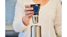 Contigo Teesieb für West Loop Tinkflaschen Edelstahl silber