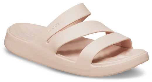 Crocs Sandal Getaway Strappy (lightweight, seamless, flexible) peach pink Women