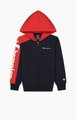 Champion Kapuzenjacke Color Block navyblau/rot Jungen