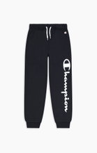 Champion Freizeit Jogginghose (gefüttert, grosser Champion Logo Schriftzug) lang navyblau Jungen