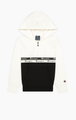 Champion Kapuzenpullover Half Zip (Hoodie) American Tape weiss/schwarz Jungen