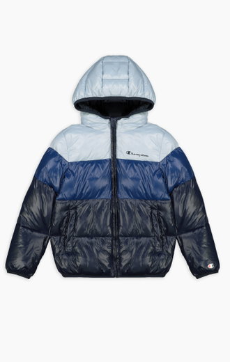 Champion Steppjacke Legacy mit Kapuze Champion 3 Farben (warm, gefüttert, winddicht) blau Kinder