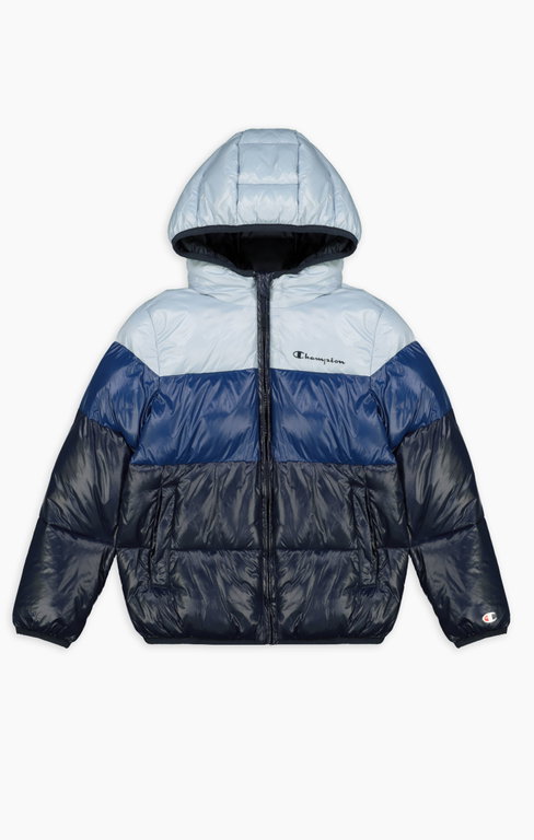 Champion Steppjacke Legacy mit Kapuze Champion 3 Farben (warm, gefüttert, winddicht) blau Kinder
