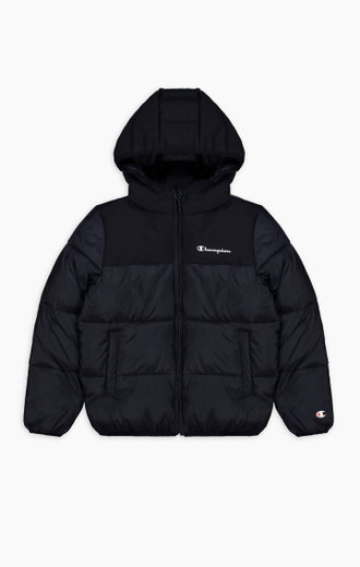 Champion Steppjacke Legacy mit Kapuze (warm, gefüttert, winddicht) navyblau Kinder