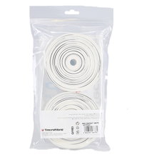 Tecnifibre Overgrip Contact Pro 0.6mm (przyczepność) biały - 30 sztuk w opakowaniu