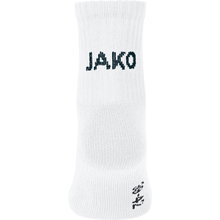 JAKO Short Sports Socks (Mixed Fabric) White - 3 Pairs