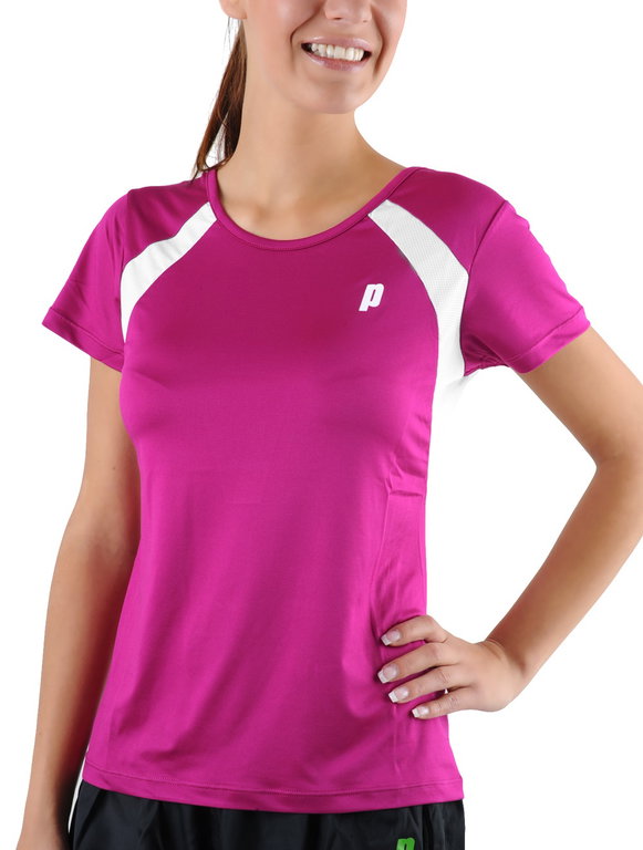 Prince Shirt Crew Pro Team 2013 berry Damen