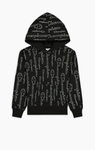 Champion Kapuzenpullover Hoodie American Classic Champion Print (gefüttert) schwarz Mädchen