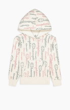 Champion Kapuzenpullover Hoodie American Classic Champion Print (gefüttert) weiss Mädchen/Girls