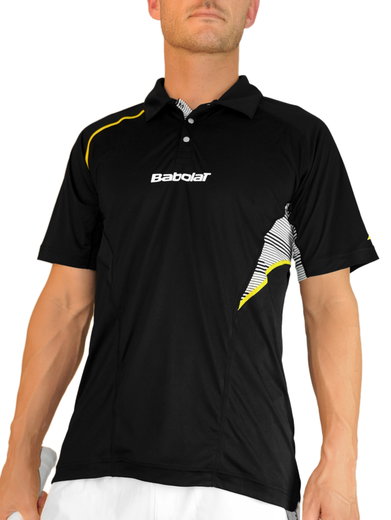 Babolat Tennis-Polo Performance #13 schwarz Herren (Größe S)