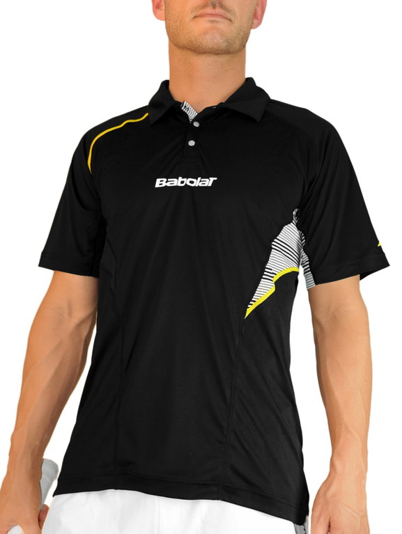 Babolat Tennis-Polo Performance #13 schwarz Herren (Größe S)