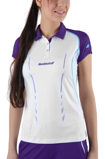 Babolat Tennis-Polo Match Performance #14 weiss Damen