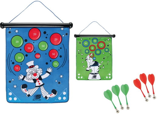 Sunflex Magnetic Dartboard Circus (incl. 6 Magnetic Darts)
