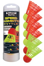 Talbot Torro Speedbadminton Balls Shuttles (2x Starter, 4x Racer Balls) 6-Pack