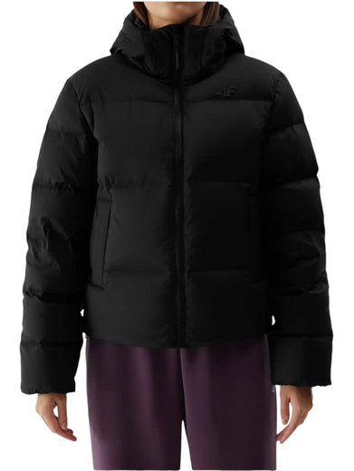4F Winter-Daunenjacke F481 Down Jacket (sehr warm) schwarz Damen