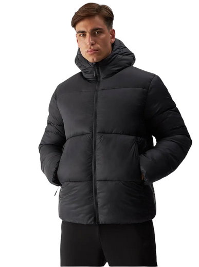 4F Winterjacke M480 Down Jacket (Kapuze, wärmend dank Daunenfüllung) schwarz Herren