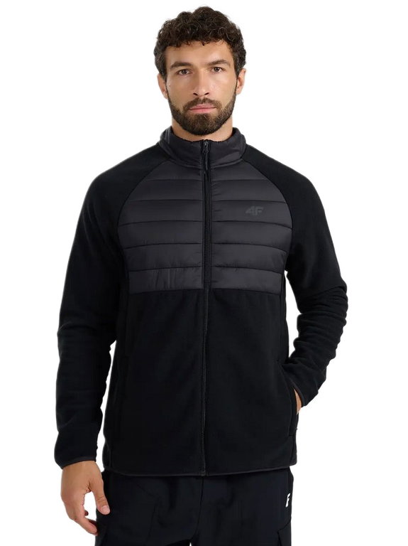 4F Fleecejacke M415 (warm, atmungsaktiv) schwarz Herren