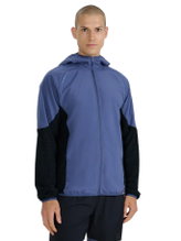 4F Laufjacke FNK M582 mit Kapuze (leicht Isolierung, 4FWarm-Technologie) denimblau Herren
