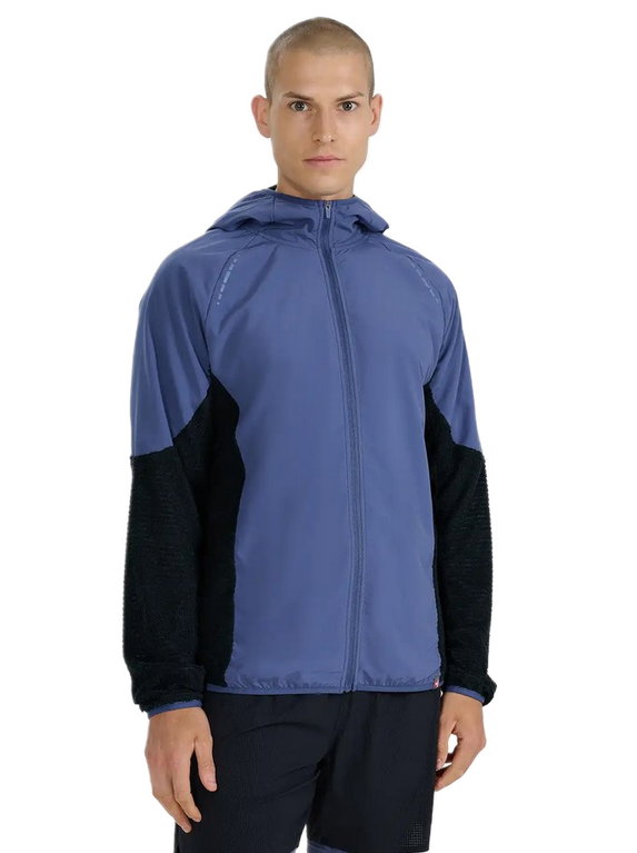 4F Running Jacket FNK M582 with Hood (light insulation, 4FWarm technology) denim blue men's