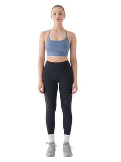 4F Sport Leggings FNK (quick-drying, high waist) anthracite grey ladies