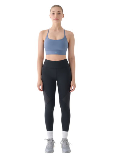 4F Sport-Leggings FNK (schnelltrocknend, hoher Bund) anthrazitgrau Damen
