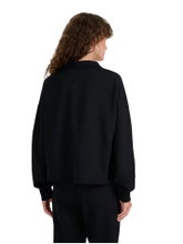 4F Pullover F1870 Half Zip (Cotton, Oversize) black Ladies