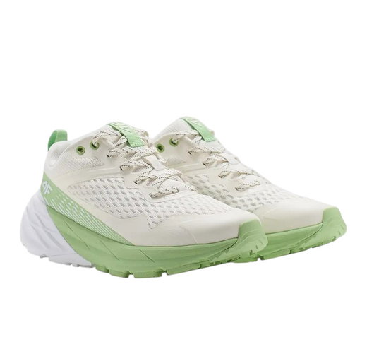 4F Sneaker-Laufschuhe Speed Hiker weiss/hellgrün Damen